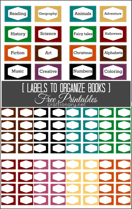 book label printables craftionary