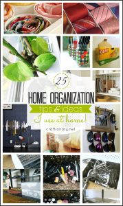 home organization tips ideas