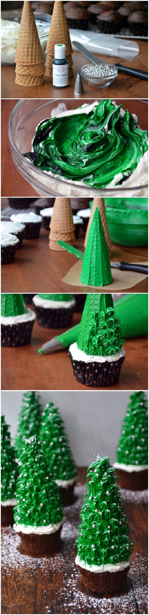 Christmas-tree-cupcakes
