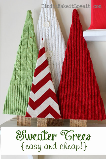 DIY-sweater-trees