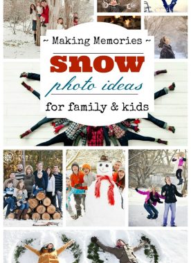 Best Snow Photo Ideas for Family and Kids