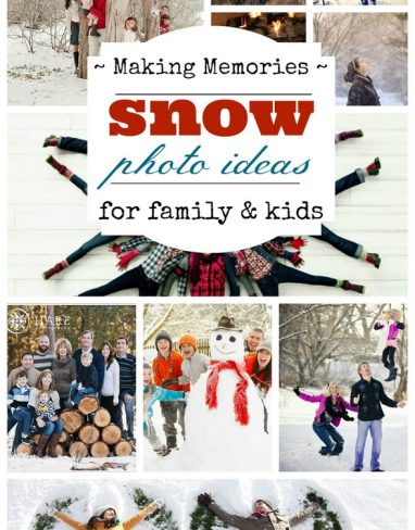 Best Snow Photo Ideas for Family and Kids