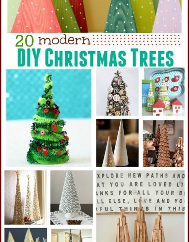 20 DIY Modern Christmas Tree Holiday Ideas