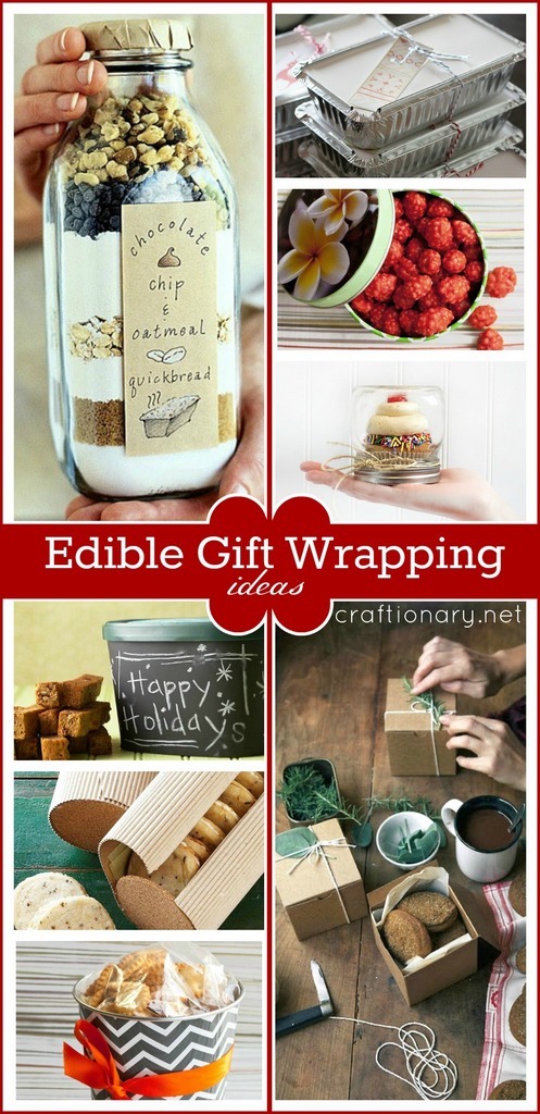 Edible gift wrapping ideas at craftionary.net