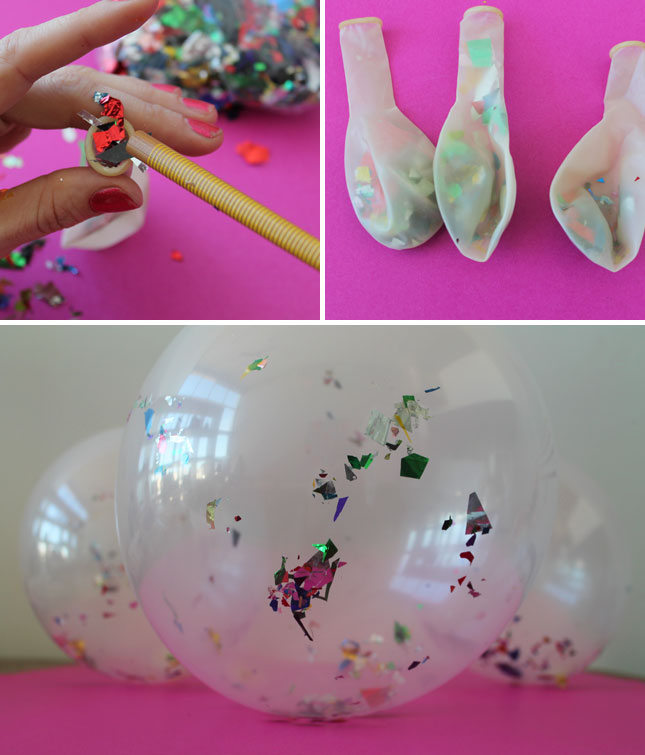 Confetti balloons