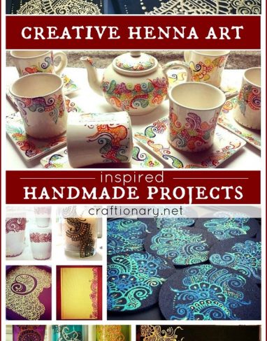 20 Creative Henna Art Handmade Projects Beyond Skin