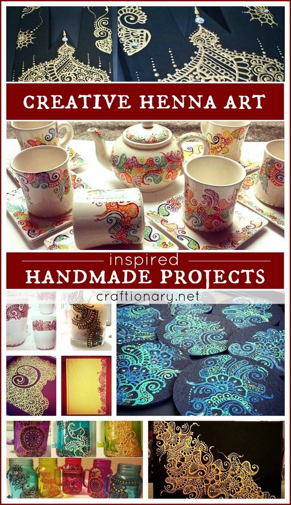 Creative henna art handmade projects at craftionary.net