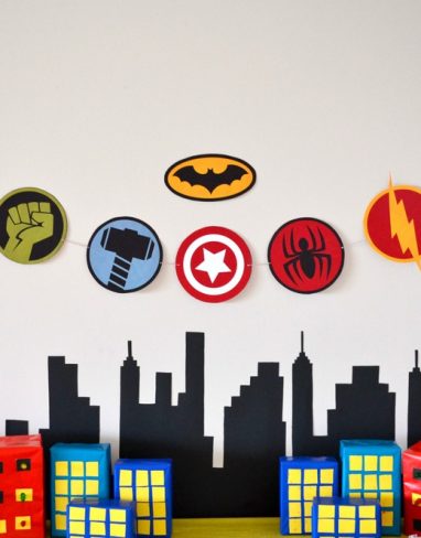 Superhero Birthday Party Ideas and Free Printables