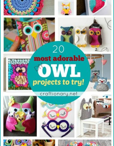 20 Most Adorable DIY OWL Craft Projects to Try Crafting