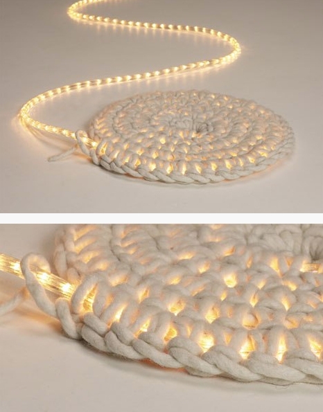 Crochet light mat