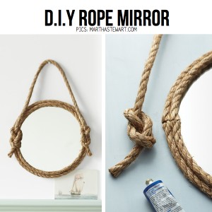 diy-rope-mirror - Craftionary