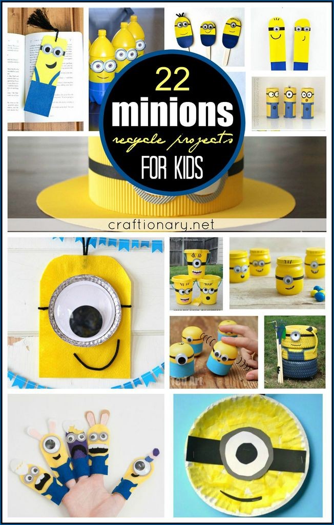 DIY Minions recycle projects