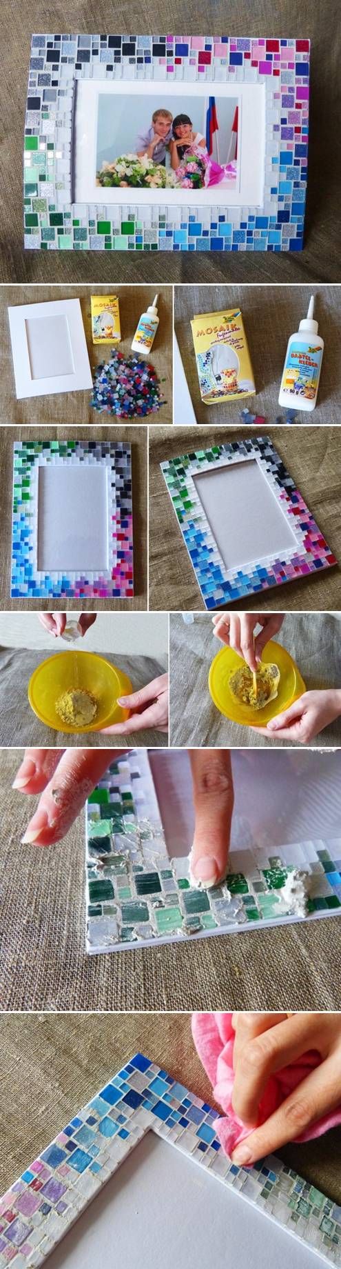 diy-Mosaic-tile-frame