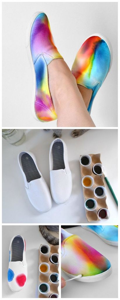 DIY-rainbow-shoes