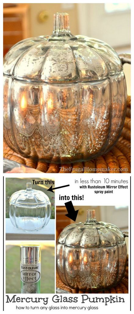 Glow jars, Frosted glass paint, Mercury glass diy