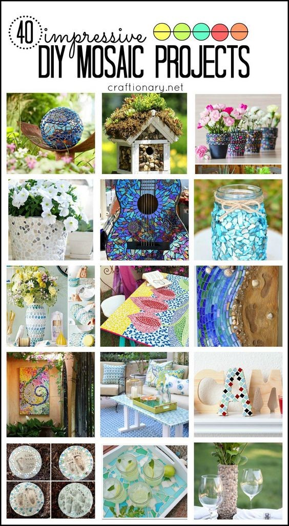 40 Impressive DIY Mosaic Projects to love - Craftionary