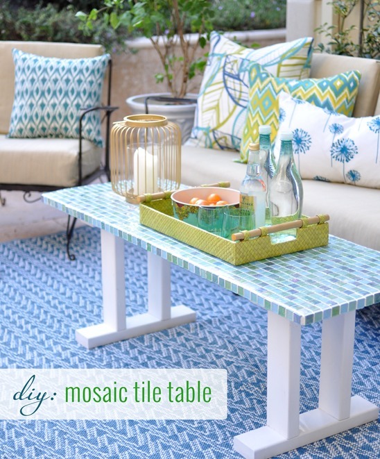 Mosaic-tile-table