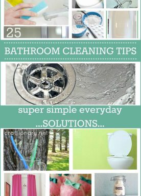 25 Everyday Bathroom Cleaning Tips