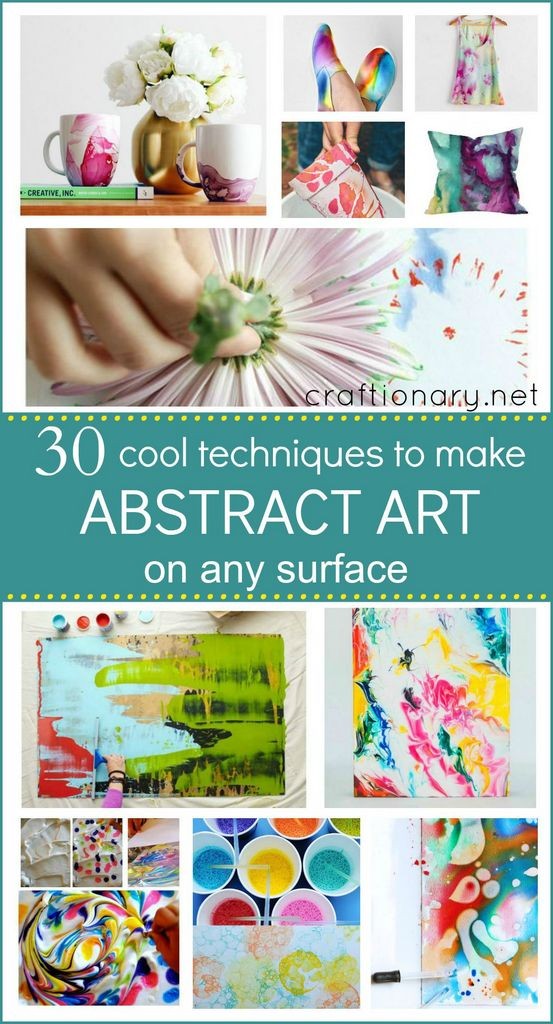 make abstract art projects