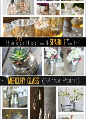 20 things that will SPARKLE with Mercury Glass Mirror Paint