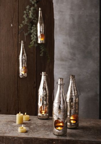 Wine-bottles-decorative-accents-using-mercury-glass