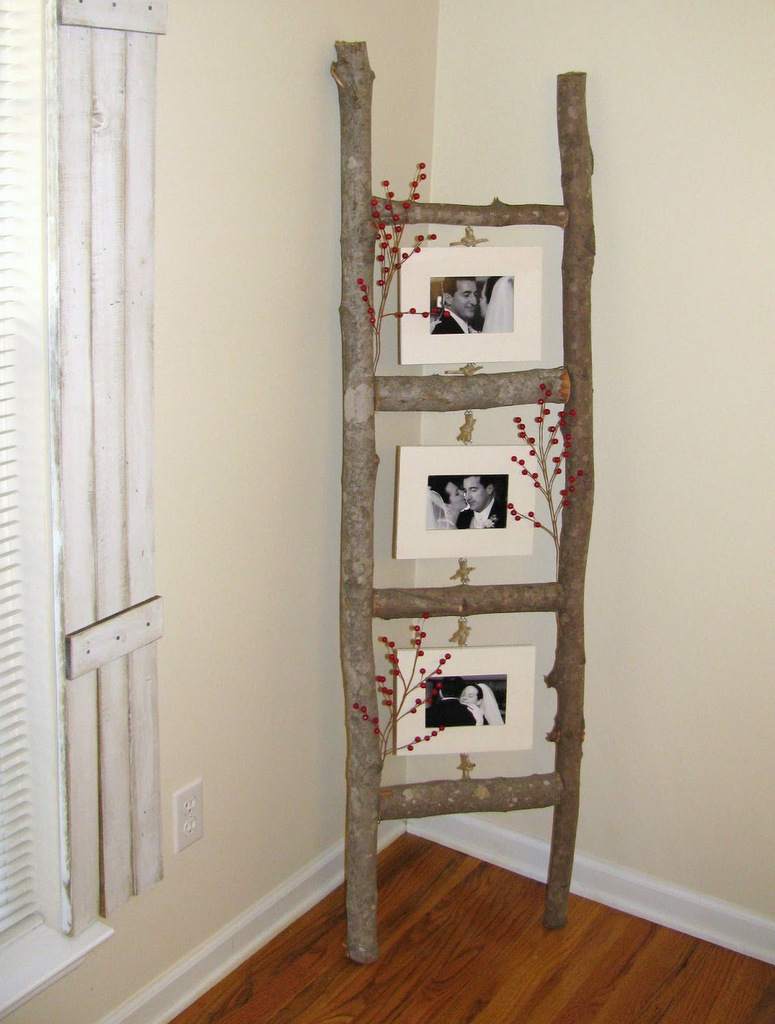 Ladder Photo Display