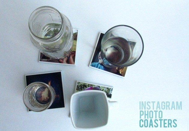 DIY Photo display Coasters