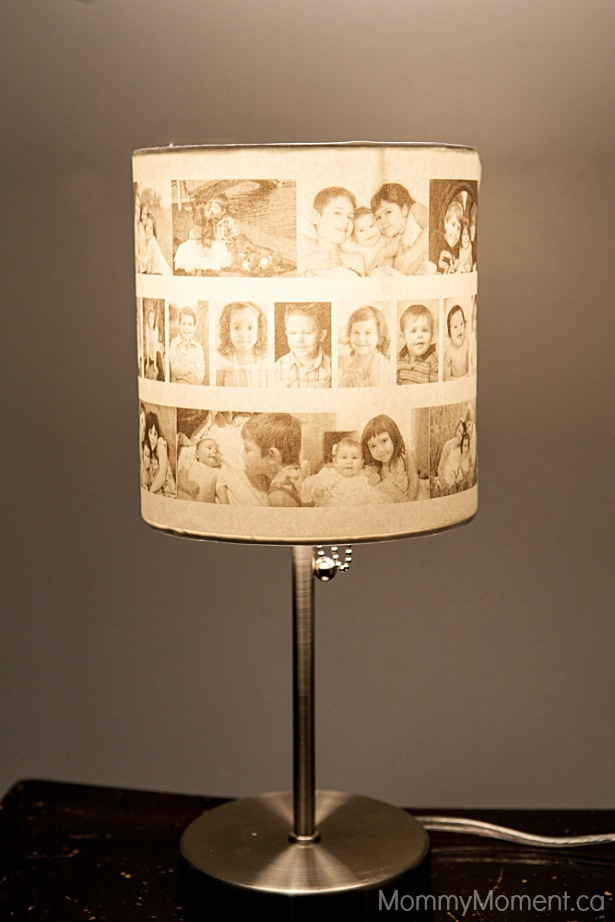 Lamp stand Photo display