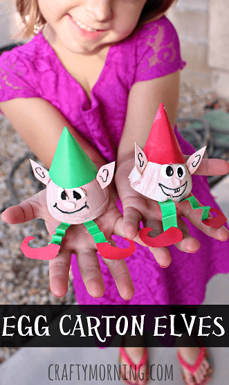 Egg-carton-elf-crafts-for-kids