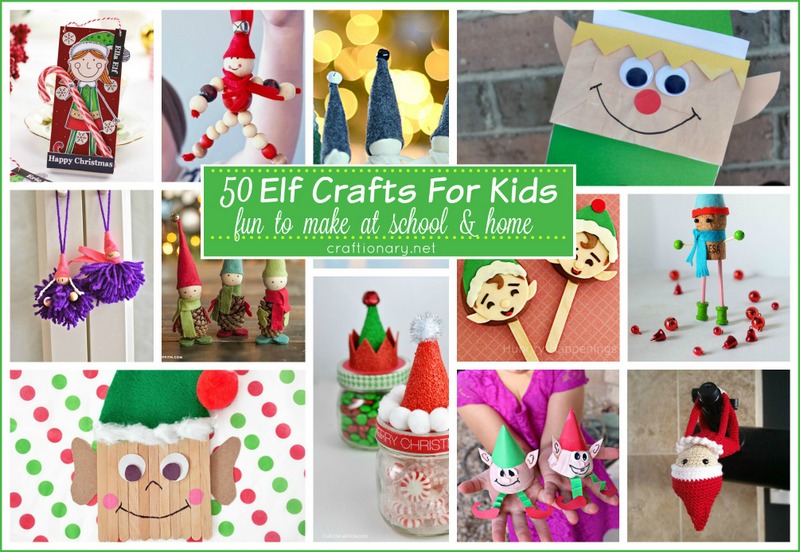 best-elf-crafts-for-kids-christmas-holidays