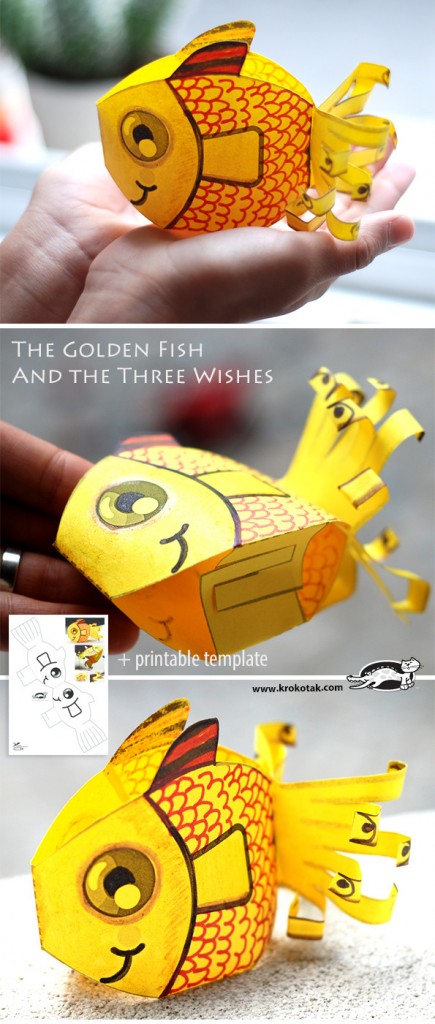 3D gold fish