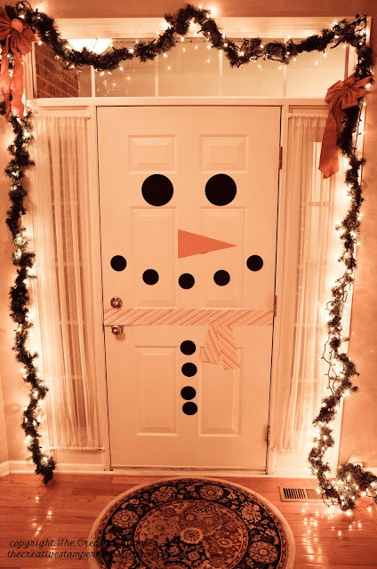 Christmas-door-snowman