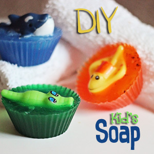 DIY Sea Creature Kids Soaps