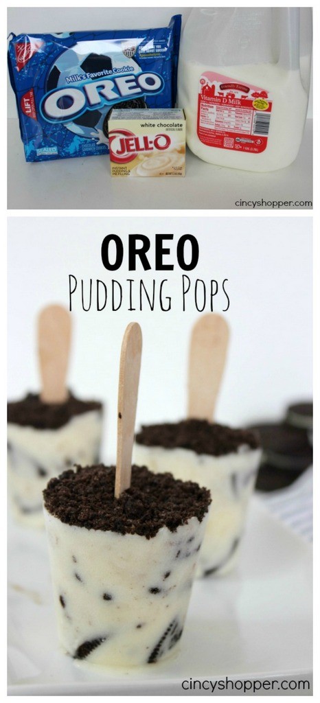 Oreo pudding pops recipe