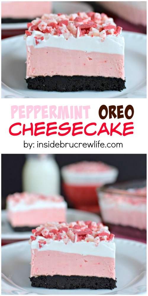 Peppermint oreo cheesecake recipe