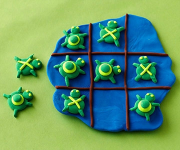 clay turtle tic tac toe