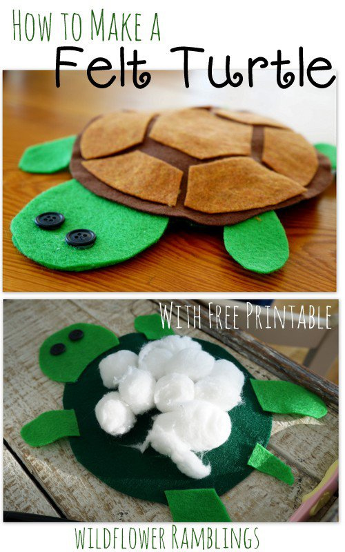 felt sea turtle