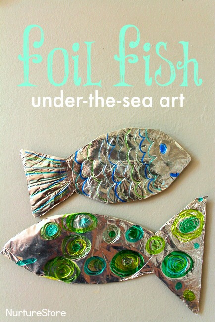 foil fish under the sea craft