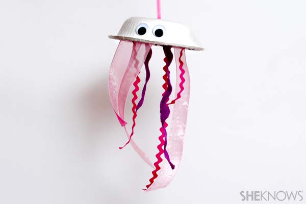 Jellyfish kids craft