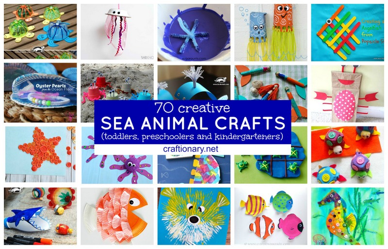 Ocean creature crafts for kids