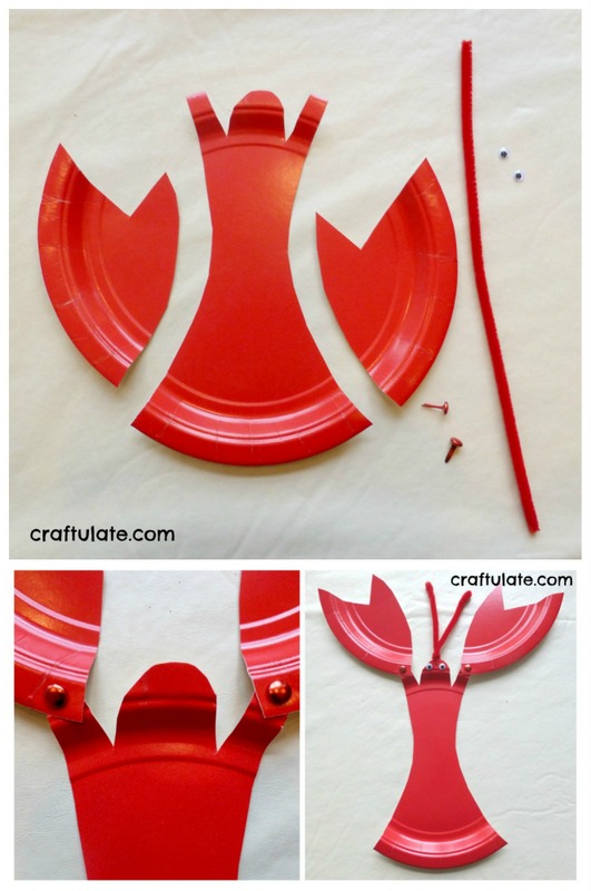 paper plate lobster