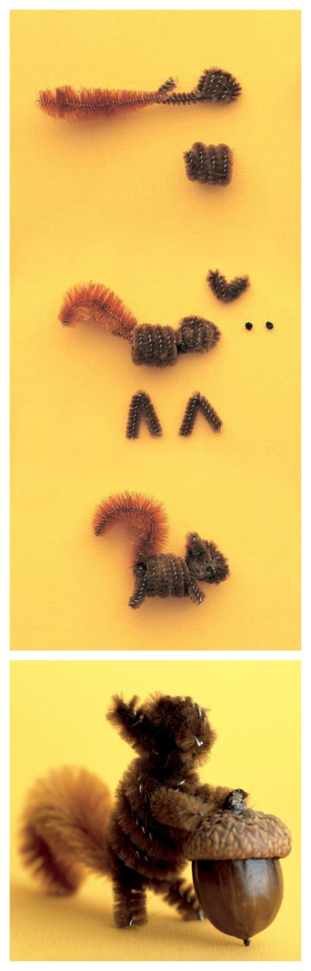 Pipe-cleaner-squirrels