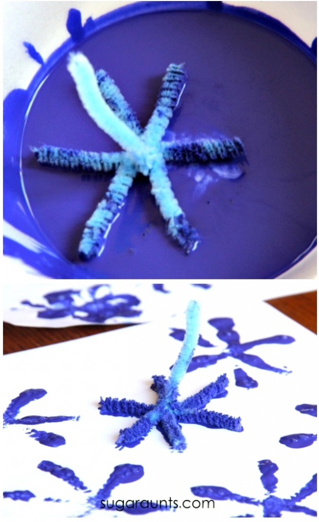 Pipe cleaner starfish ocean craft