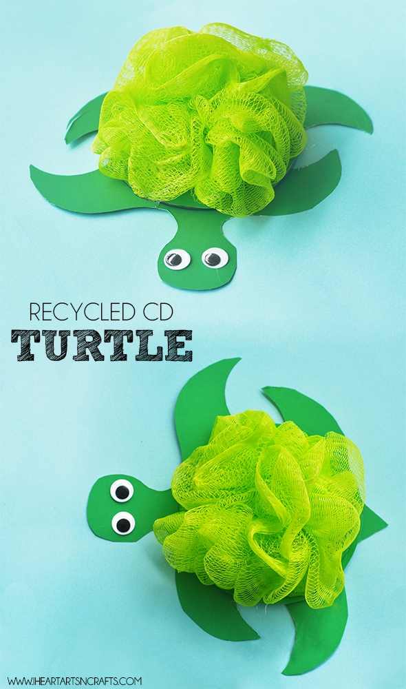 recycle turtle kids craft