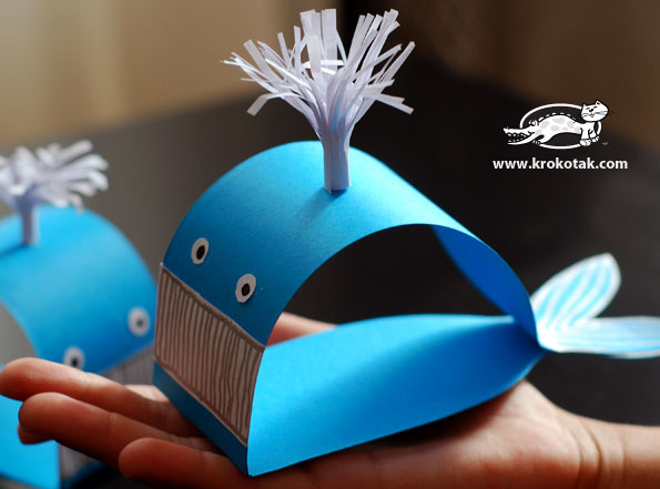 shark paper toy