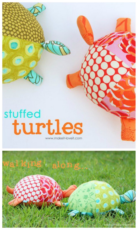 stuffed turtle craft for kids