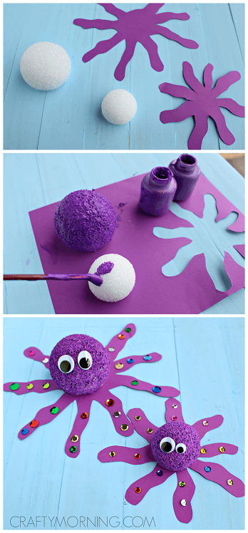 Sea animal crafts for kids