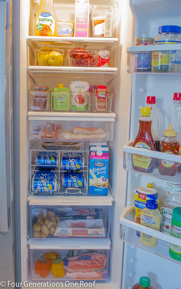 refrigerator organizing ideas