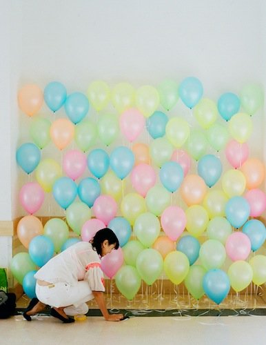 balloon backdrop party 