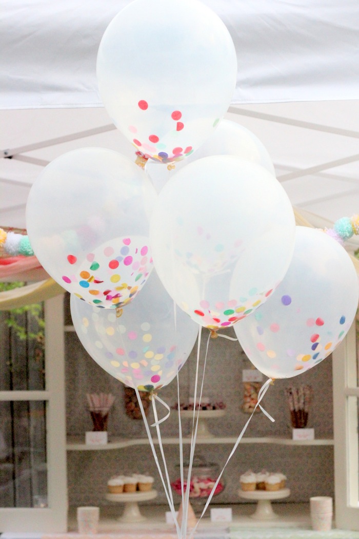 confetti sprinkle balloons